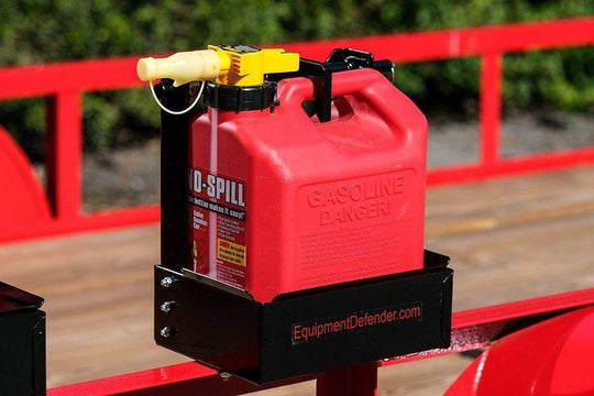 Equipment Defender 91016 No-Spill 2.5 Gallon Gas Can Rack