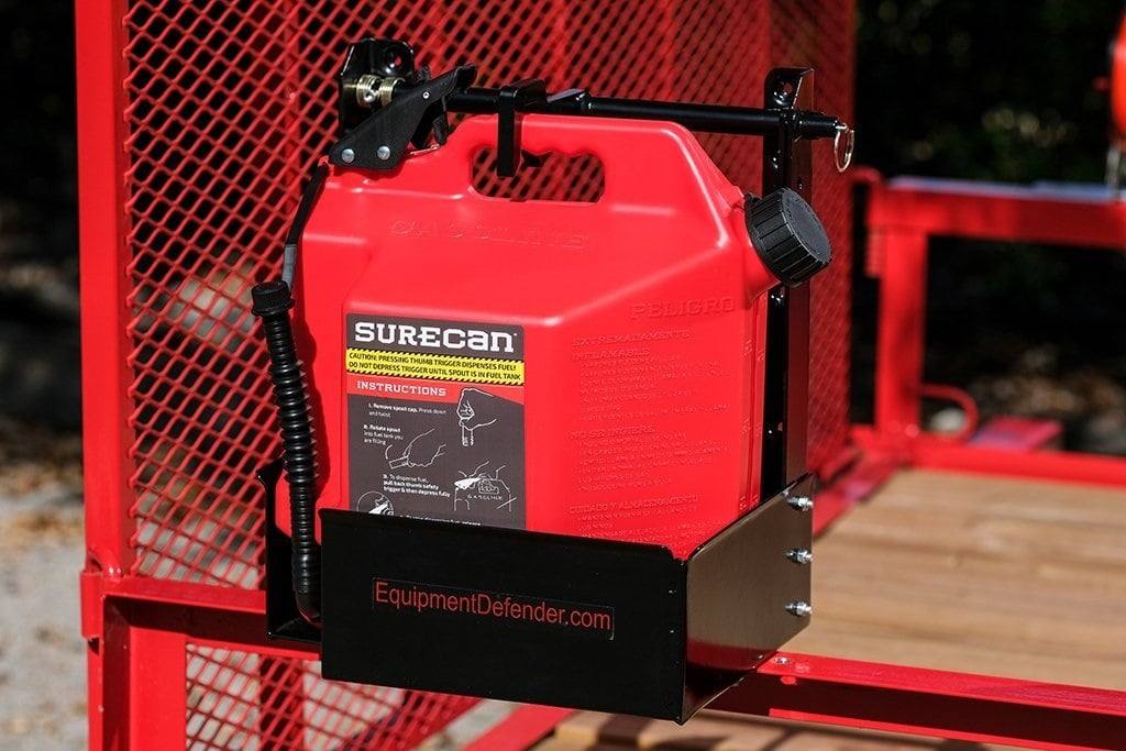 Equipment Defender 91014 Surecan 5 Gal Gas Can Rack
