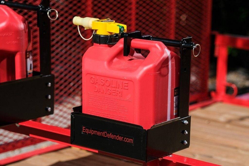 Equipment Defender 91016 No-Spill 2.5 Gallon Gas Can Rack