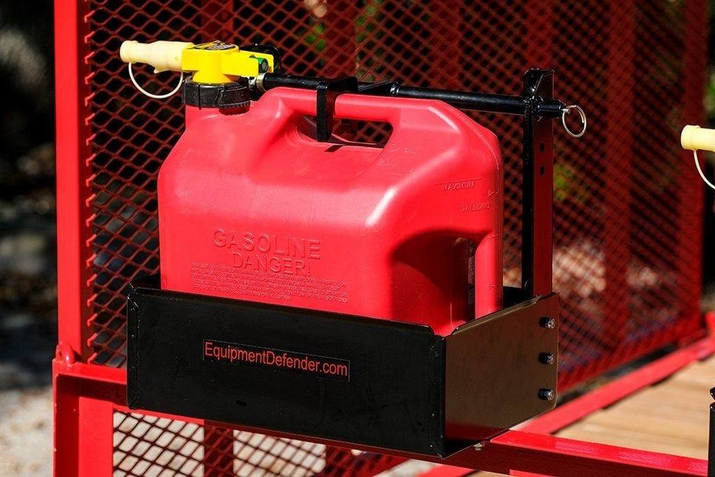 Equipment Defender 91018 No-Spill 5 Gallon Gas Can Rack
