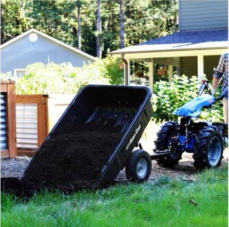 BCS Tractor Heavy Duty Buddy 10 Cubic Foot Cart Attachment