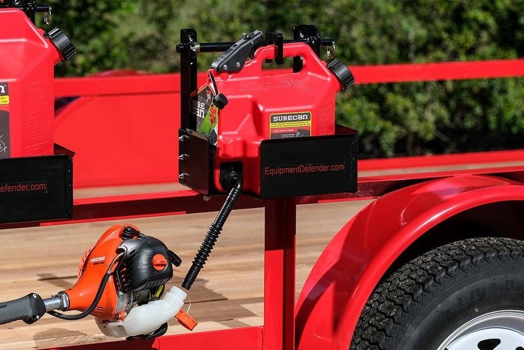 Equipment Defender 91014 Surecan 5 Gal Gas Can Rack