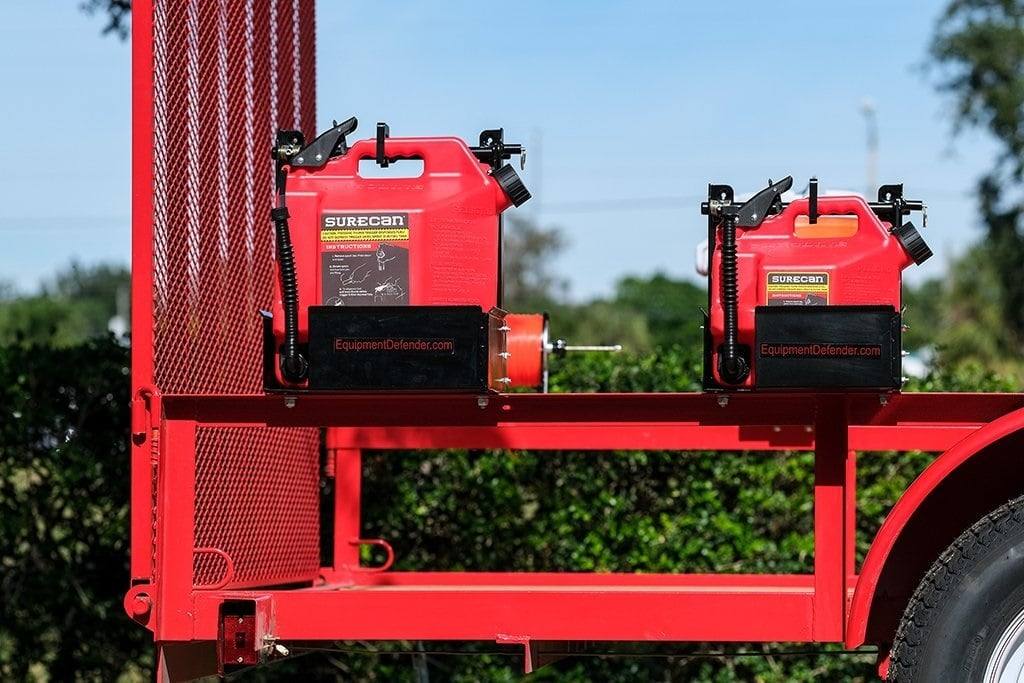 Equipment Defender 91014 Surecan 5 Gal Gas Can Rack