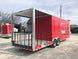 8.5' x 28' Victory Red Porch Style Enclosed Trailer Storage - SLE Equipment - 16