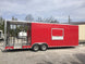 8.5' x 28' Victory Red Porch Style Enclosed Trailer Storage - SLE Equipment - 4