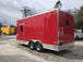 8.5' x 18' Victory Red Ice Cream Concession Trailer