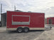 8.5' x 18' Victory Red Ice Cream Concession Trailer