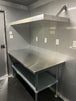 8.5 x 24 Black Porch BBQ Concession Food Trailer