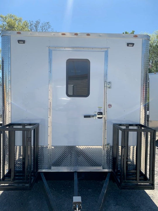 8.5 x 20 White Concession Food Pizza Trailer