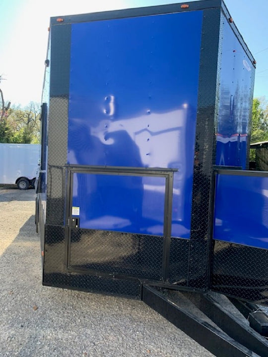 8.5 x 20 Cobalt Blue Food Concession Trailer