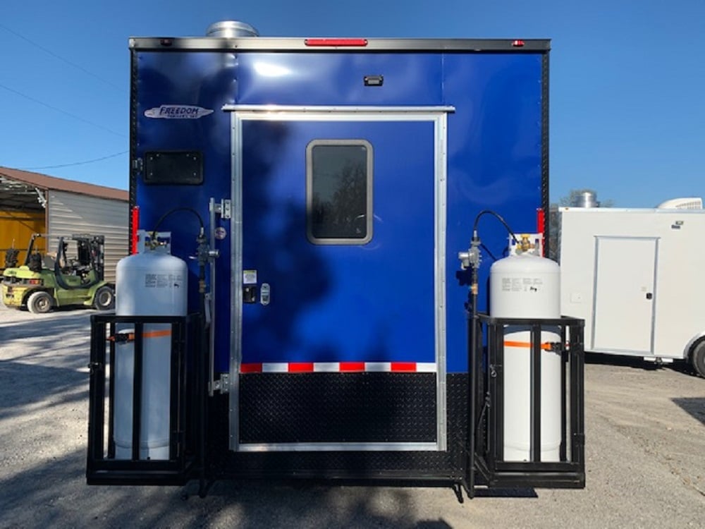 8.5 x 20 Cobalt Blue Food Concession Trailer