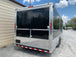 8.5 x 24 Porch Style Black Food Concession Trailer