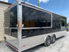 8.5 x 24 Porch Style Black Food Concession Trailer