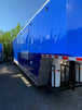 8.5' x 53' Cobalt Blue Gooseneck Concession Food Trailer