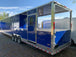 8.5 x 53 Blue Gooseneck Concession Food Trailer