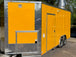 8.5 X 20 Yellow Concession Food Trailer