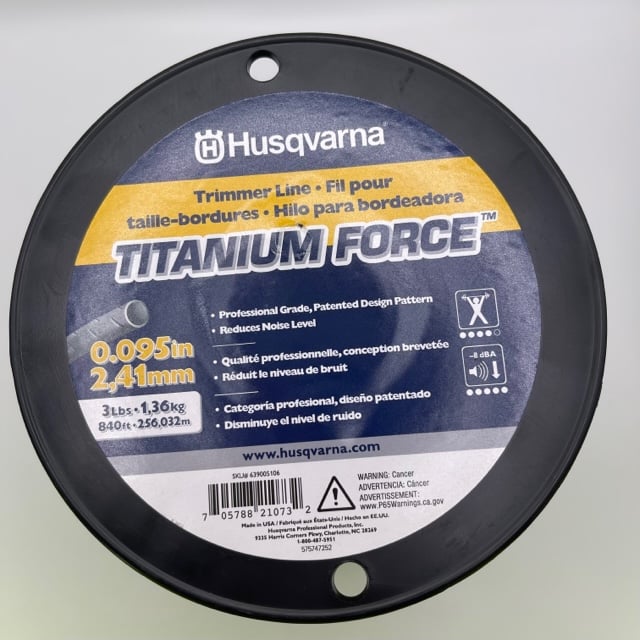 Husqvarna Genuine Part Titanium Force String Trimmer Line .095" Spool