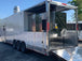 8.5' x 40' White BBQ Gooseneck Concession Food Trailer