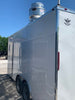 8.5 x 16 White Concession Food Trailer