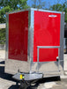 8.5 x 24 Red Food Concession Trailer w Appliances