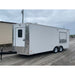 8.5 x 20 White V-Nose Concession Food Trailer