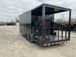 8.5 x 20 Black on Black Concession Food Trailer