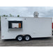 8.5 x 20 White V-Nose Concession Food Trailer