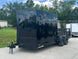 7x18 Black with Blackout Hybrid Enclosed Trailer (2) 7K Axles Storage - SLE Equipment - 3