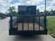 7x18 Black with Blackout Hybrid Enclosed Trailer (2) 7K Axles Storage - SLE Equipment - 7