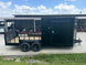 7x18 Black with Blackout Hybrid Enclosed Trailer (2) 7K Axles Storage - SLE Equipment - 9