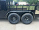 7x18 Black with Blackout Hybrid Enclosed Trailer (2) 7K Axles Storage - SLE Equipment - 12