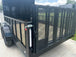 7x18 Black with Blackout Hybrid Enclosed Trailer (2) 7K Axles Storage