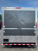 8.5 x 16 Grey Porch Style Concession Food Trailer