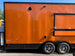 8.5 x 24 Orange Concession Food Trailer