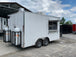 8.5 x 16 White Concession Food Trailer with Appliances