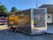 Charcoal Grey 8.5 x 18 Concession Food Trailer