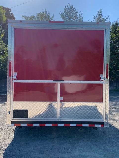 8.5 x 20 Victory Red Food Vending Concession Trailer