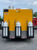 8.5 x 24 Penske Yellow Food Trailer w Restroom and Appliances