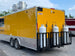 8.5 x 24 Penske Yellow Concession Food Trailer