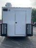 8.5' x 20' White V-Nose Food Concession Trailer