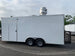 8.5' x 20' White V-Nose Food Concession Trailer