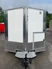 8.5' x 20' White V-Nose Food Concession Trailer