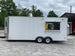 8.5 x 20 White V-Nose Concession Food Trailer