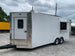 8.5 x 20 White V-Nose Concession Food Trailer