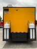 Yellow 8.5 x 20 Vending Concession Food Trailer