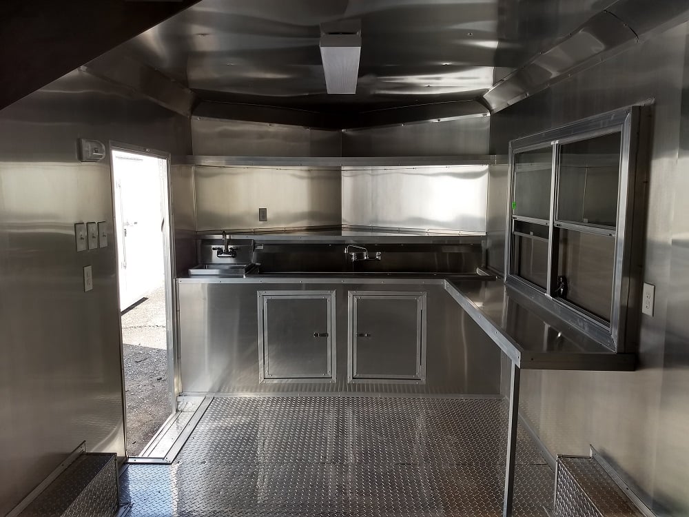 8.5' x 16' Concession Food Trailer With Appliances