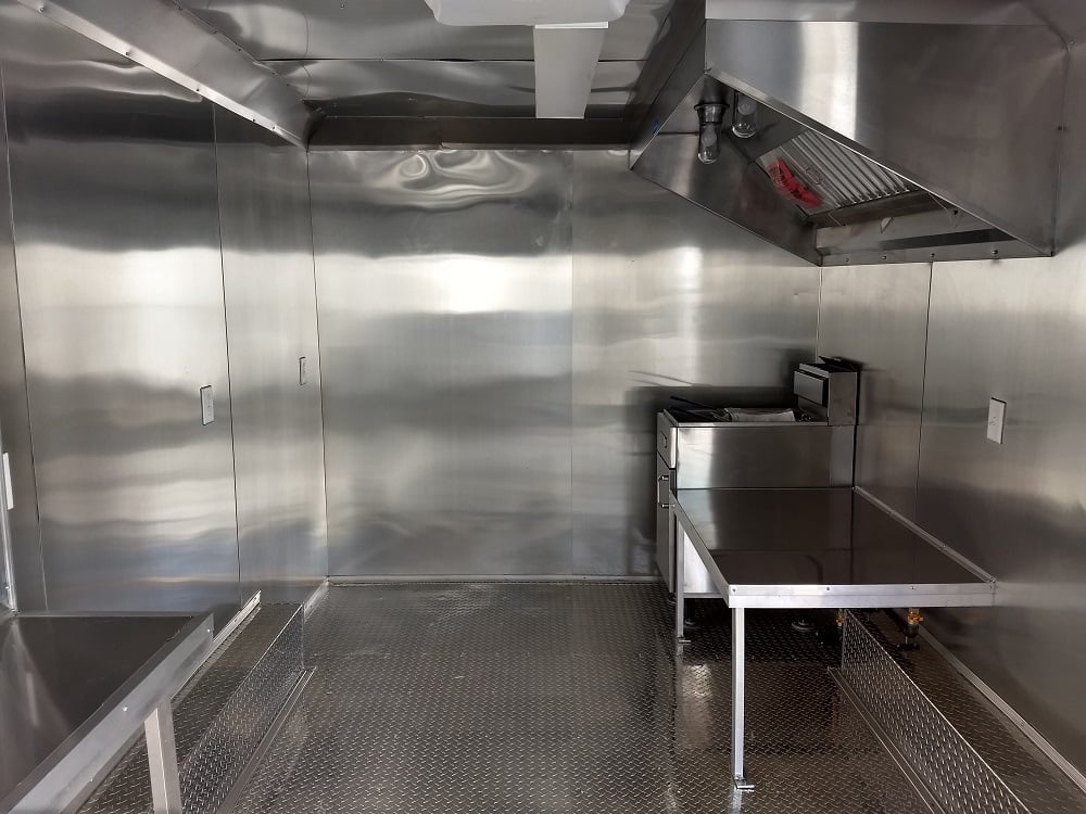 8.5' x 16' Concession Food Trailer With Appliances