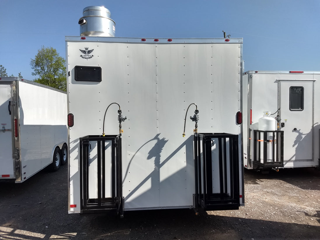 8.5' x 16' Concession Food Trailer With Appliances