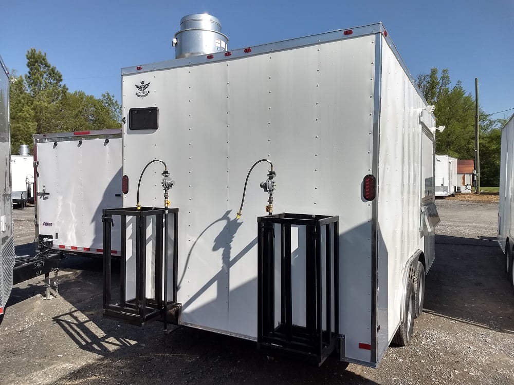 8.5' x 16' Concession Food Trailer With Appliances