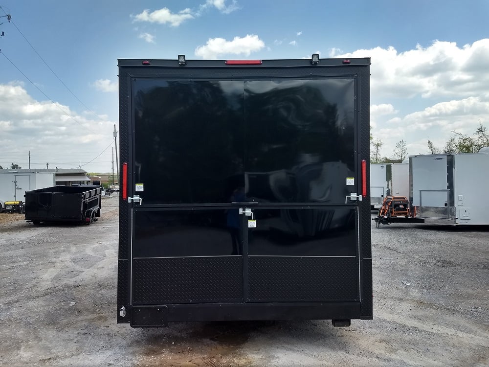 8.5' x 22' Black Out Concession Food Trailer With Appliances